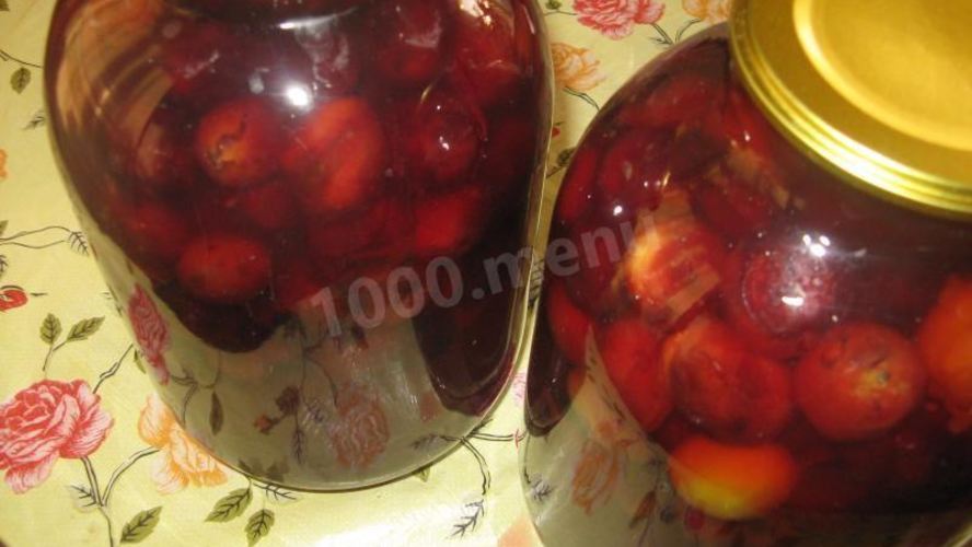 Рецепт сливовый компот из сливы с косточками