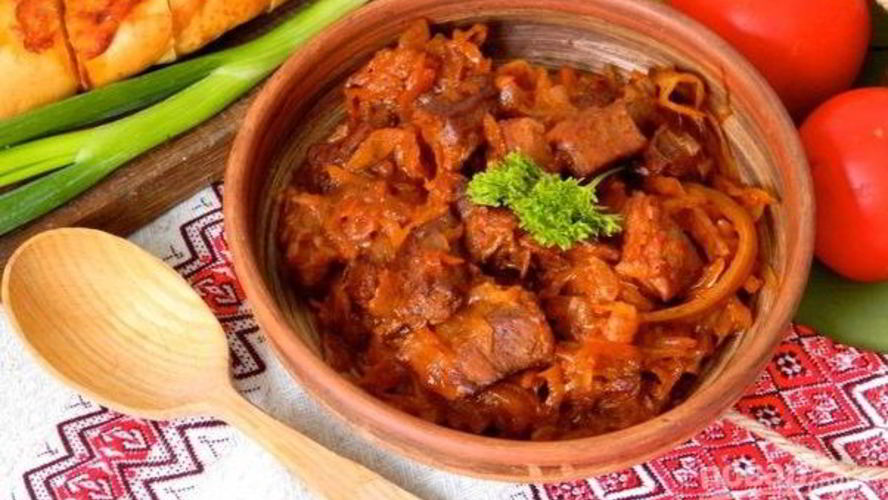 Рецепт квашеная капуста с говядиной