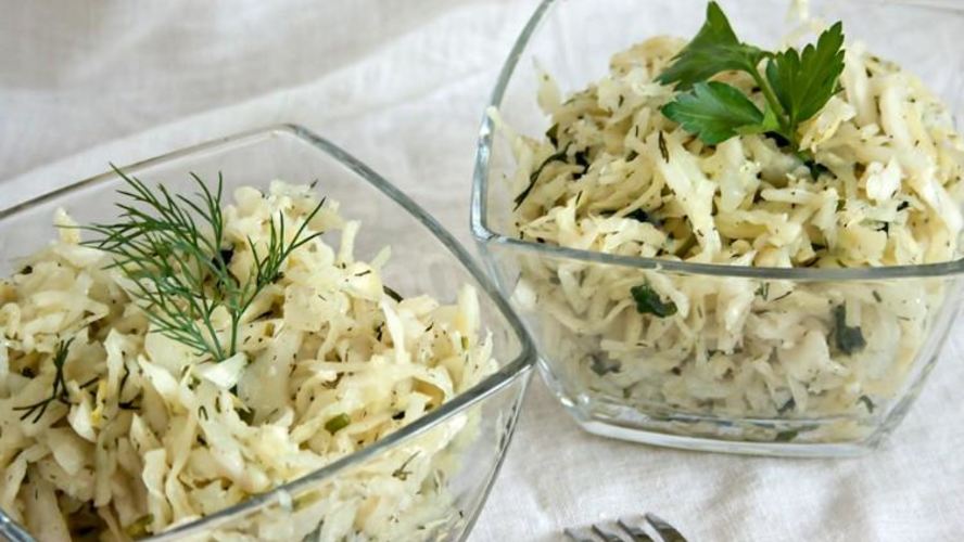 Рецепт квашеная капуста с луком на зиму