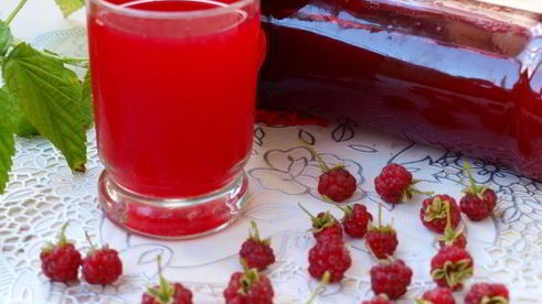 малиновый сок на зиму