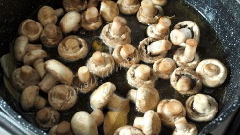 быстрые маринованные шампиньоны