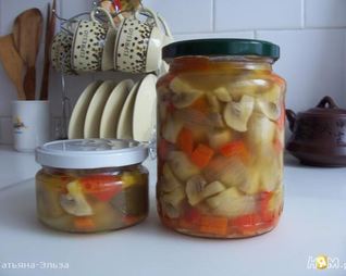 Грибы маринованные за полчаса