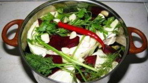 капуста, маринованная по-армянски
