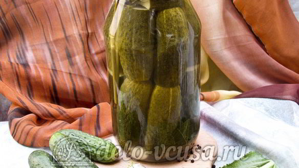 Рецепт Хрустящие маринованные огурцы в банке