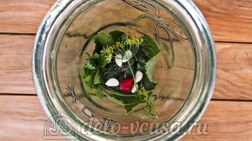 хрустящие маринованные огурцы в банке