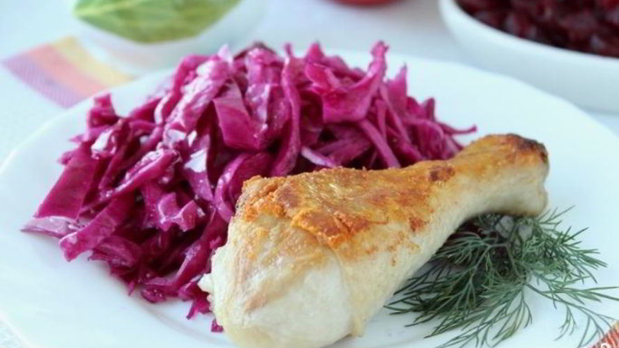 Рецепт красная капуста маринованная