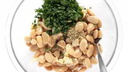 маринованная белая фасоль