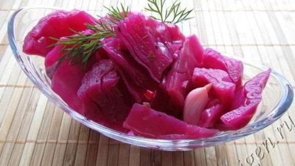 Рецепт Маринованная капуста со свеклой