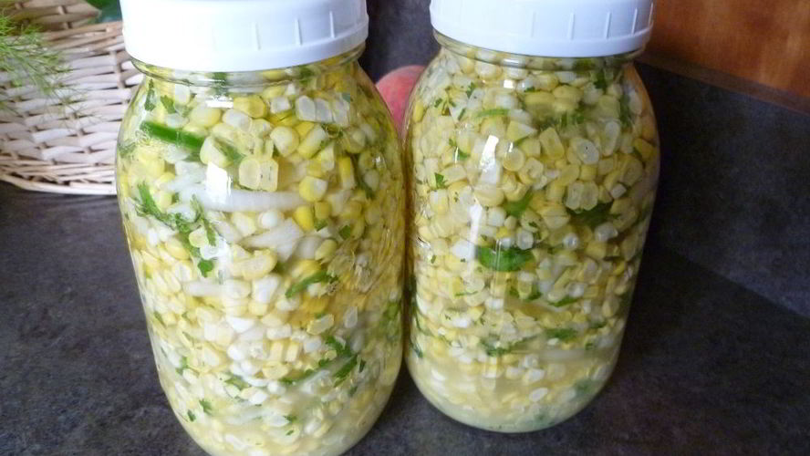 Рецепт маринованная кукуруза зернами