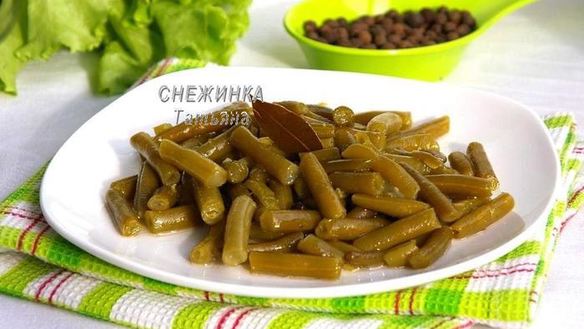 Рецепт Маринованная спаржевая фасоль