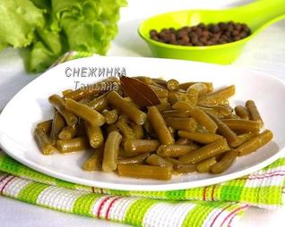 Маринованная спаржевая фасоль