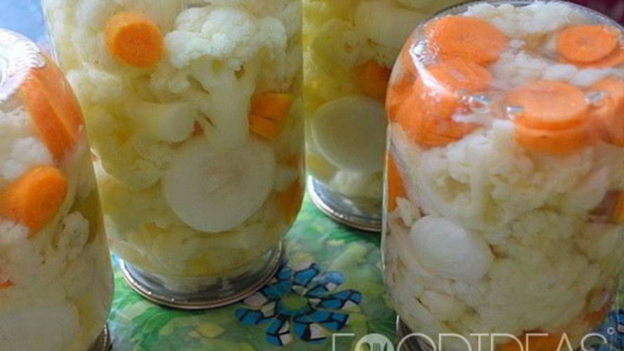 Рецепт маринованная цветная капуста на зиму