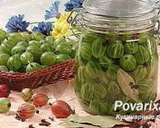 Маринованный крыжовник
