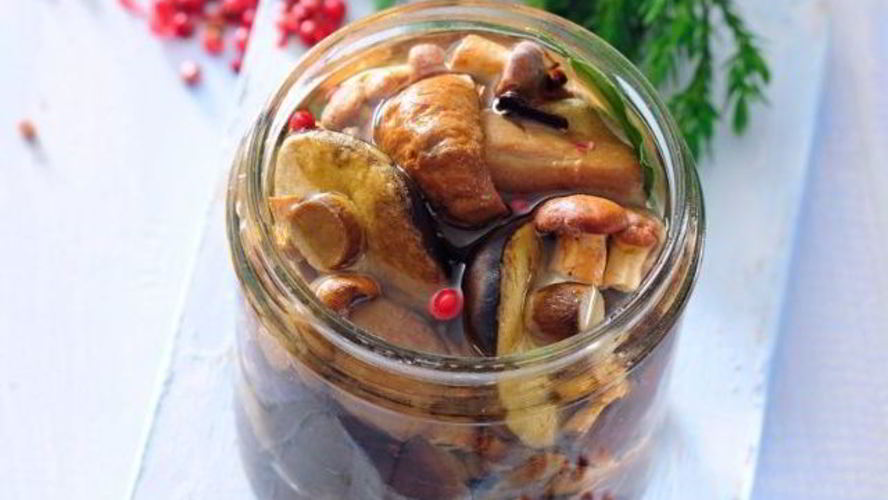 Рецепт маринованные белые грибы