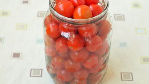 маринованные черри с острым перцем