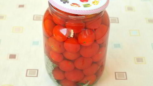 маринованные черри с острым перцем