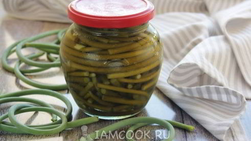 маринованные чесночные стрелки на зиму