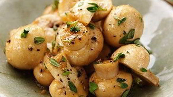 Рецепт Маринованные грибы с чесноком