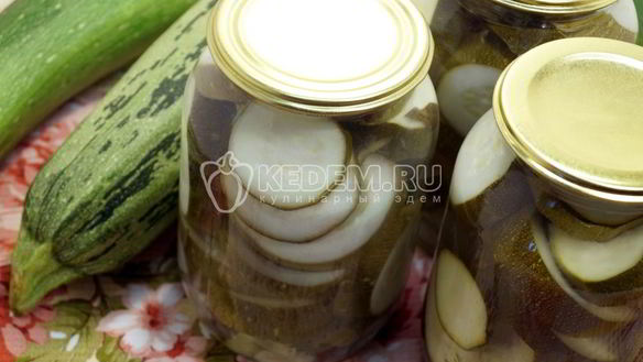 Рецепт Маринованные кабачки на зиму