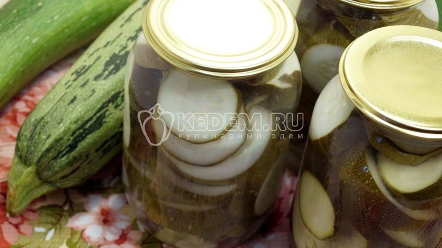 Рецепт маринованные кабачки на зиму