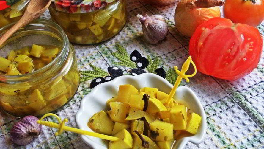 Рецепт маринованные кабачки в карри