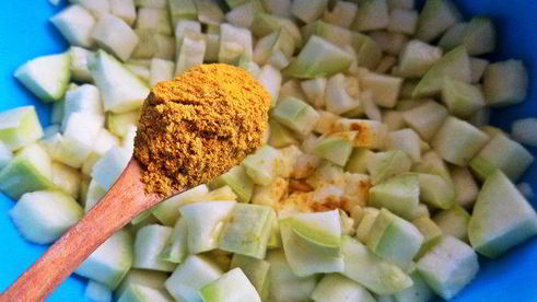 маринованные кабачки в карри