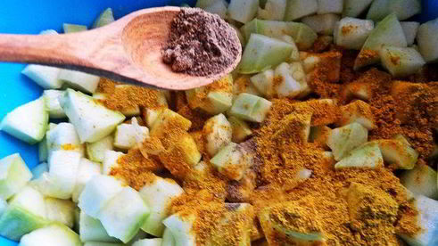 маринованные кабачки в карри