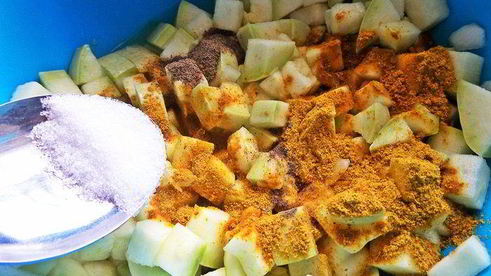 маринованные кабачки в карри