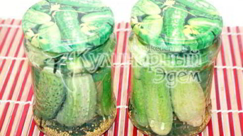 маринованные огурчики на закуску
