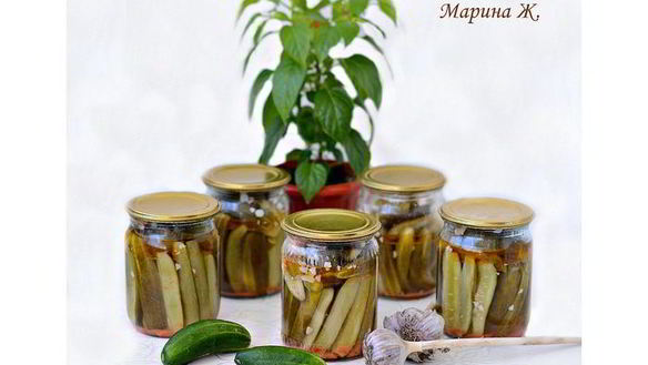 Рецепт Маринованные огурчики в собственном соку