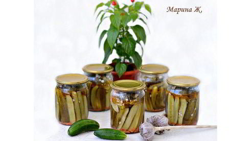 маринованные огурчики в собственном соку