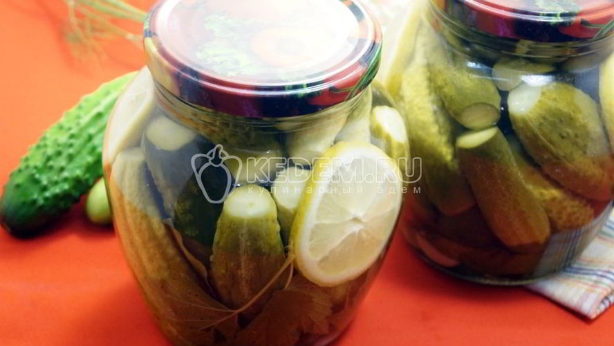 Рецепт маринованные огурцы с лимонной кислотой