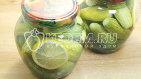 маринованные огурцы с лимонной кислотой