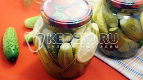 маринованные огурцы с лимонной кислотой
