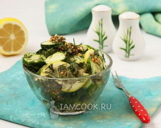 Маринованные огурцы с лимоном