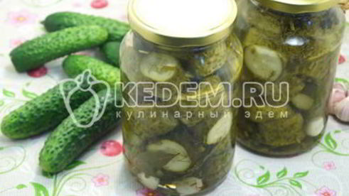 маринованные огурцы с укропом закусон