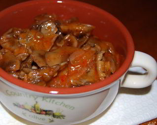 Маринованные опята в томатном соусе