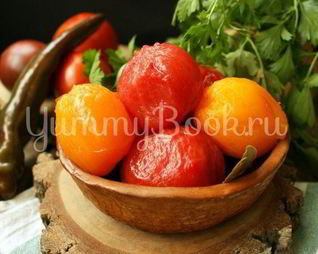 Маринованные помидоры без кожуры