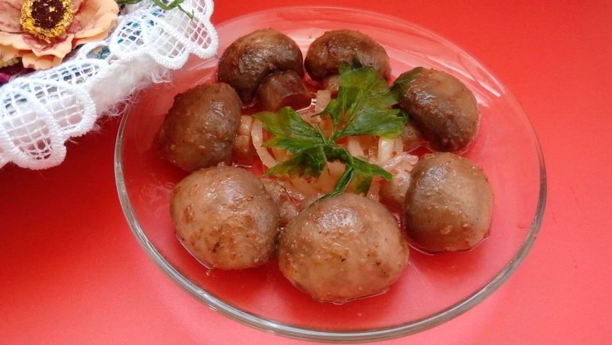 Рецепт маринованные шампиньоны
