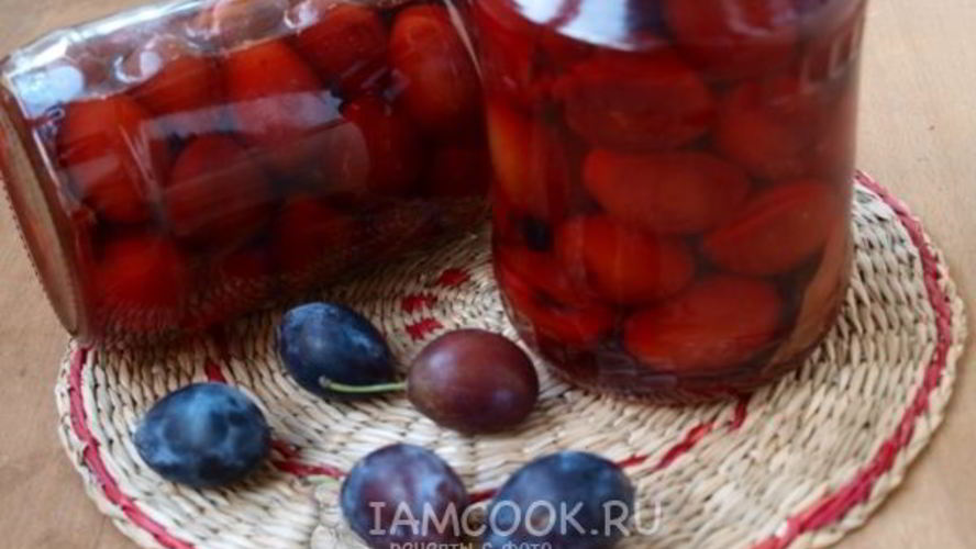 Рецепт маринованные сливы с чесноком