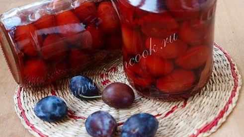 маринованные сливы с чесноком