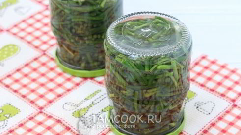 маринованные стрелки чеснока на зиму без стерилизации