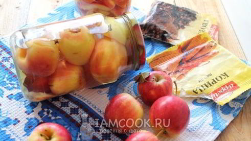 маринованные яблоки на зиму