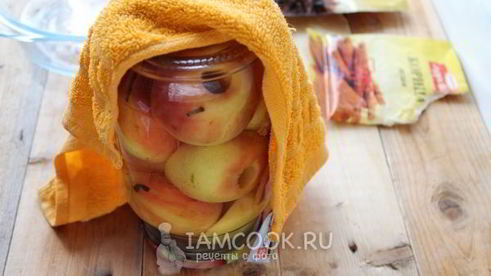 маринованные яблоки на зиму