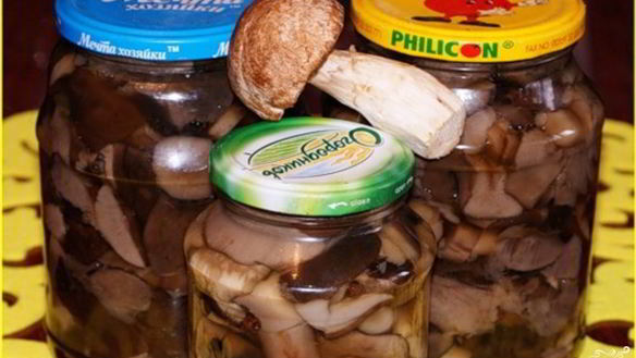 Рецепт Подберезовики маринованные