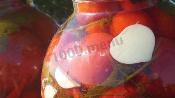 Рецепт Помидоры маринованные без стерилизации