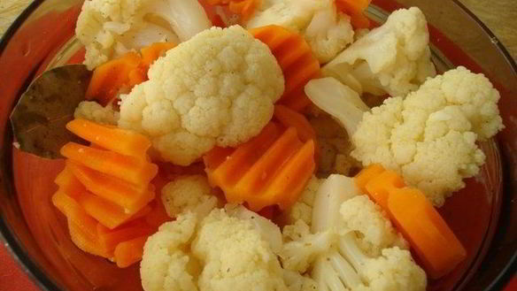 Рецепт Цветная капуста маринованная по-домашнему