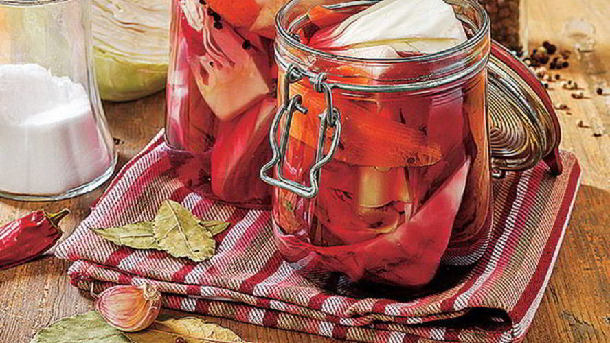 Рецепт острая квашеная капуста