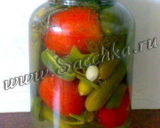 Помидоры и огурцы на зиму с аспирином