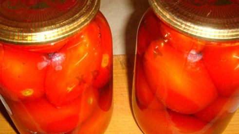 помидоры в яблочном соке на зиму